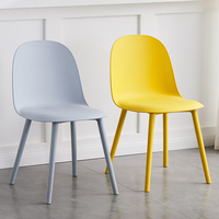 Échantillon Gratuit Chaise de Salle à Manger Contemporaine Portable Minimaliste Nordique Rembourrée Sans Accoudoirs Écologique Durable KS247 pour la Maison