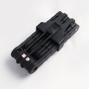 Tonyon pieghevole serratura per <span class=keywords><strong>bicicletta</strong></span> <span class=keywords><strong>antifurto</strong></span> dispositivo di sicurezza con chiave per biciclette e scooter serrature per bici - Product Image 4