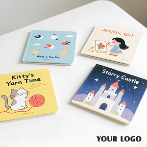 Thân thiện với môi tùy chỉnh <span class=keywords><strong>in</strong></span> trẻ em Bảng các tông <span class=keywords><strong>in</strong></span> sách theo yêu cầu - Product Image 2