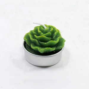 Mini Succulent Cactus <strong>Green</strong> <strong>Candle</strong> for Home Decorations - Product Image 2