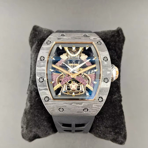 Montre mécanique automatique pour homme en fibre de carbone et saphir, de haute qualité, à succès en 2026, montre-bracelet de luxe à tourbillon, tendance - Product Image 1