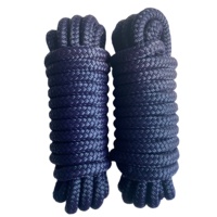 Corde torsadée tressée en polypropylène de nylon de polyester double tissé de haute résistance UHMWPE PP matériel pour l'utilisation de transport de construction