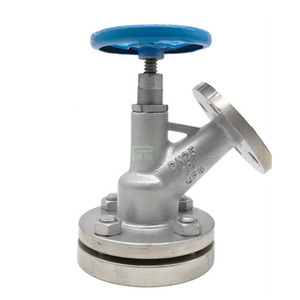 Válvula de descarga inferior manual con brida angular DN25 de 1 1/2 pulgadas para tanque reactor - Product Image 1
