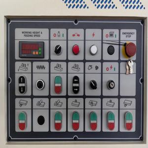 Machine à raboter le bois QMB418E, profilatrice quatre faces, composants principaux du PLC, puissance 84 kW, diamètre de la tige de 180 mm, épaisseur maximale de 250 mm - Product Image 6