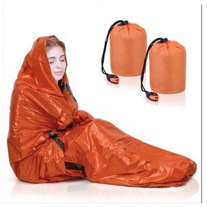 Sac de couchage d'extérieur réglable Wokedo, type enveloppe, avec isolation thermique en feuille d'aluminium PE, pour 4 saisons, pour une nuit de sommeil confortable - Product Image 1