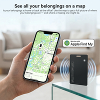 Traceur GPS anti-perte certifié MFi, compatible Find My, double plateforme pour localisateur, compatible iOS et Android, localisateur d'objets mondial