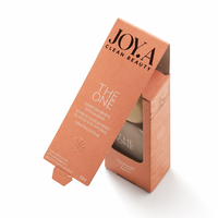 Boîte d'échantillons de parfum personnalisée à couvercle rabattable, en papier texturé gaufré, avec logo en feuille d'or, emballage cadeau à fermeture par rabat, boîte cosmétique OEM