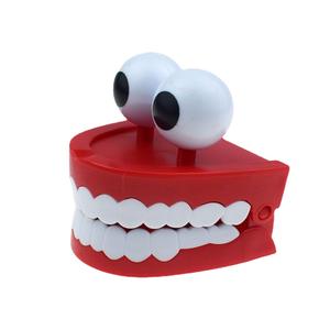 Juguete grande de novedad de Halloween, reloj de dientes blancos con ojos grandes, juguete de cuerda de plástico con atractivo transfronterizo - Product Image 4