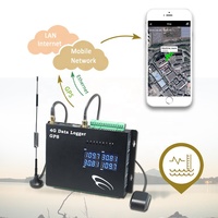 Enregistreur de données Multipoint Gsm/gprs Gps Tracker Gps dispositif de mesure 4 canaux d'impulsion 4G noir voiture électrique stockage Cloud LTE