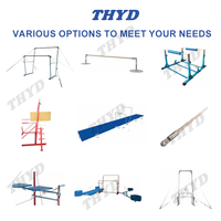 Barres asymétriques de gymnastique professionnelles réglables de compétition standard internationale pour la vente