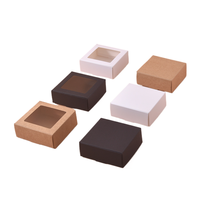 Boîte d'emballage en papier kraft sur mesure pour bougies, savons faits main, boîte pliante pour expédition, boîte d'expédition en carton ondulé, vente en gros