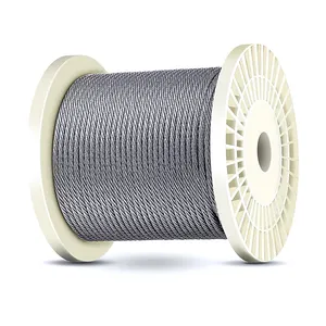 2mm electric galvanised steel cable for braided farm isolation fence smooth fence wire