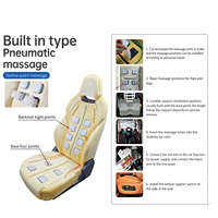 Appareil de massage pour siège de voiture 12V - Module de soutien lombaire gonflable - Convient aux SUV, berlines et modifications de véhicules utilitaires