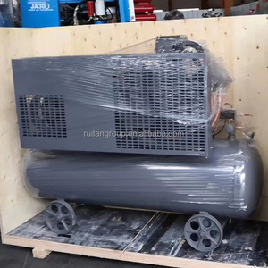 Chất lượng cao đôi đầu vành đai điều khiển nhỏ xách tay điện Piston Máy nén khí - Product Image 4