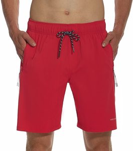 Nhanh khô người đàn ông Hội Đồng Quản trị bơi thân bãi biển đồ bơi người đàn ông ngắn cộng với kích thước tùy chỉnh thêu logo Hai lớp lưới trống người đàn ông quần short - Product Image 6