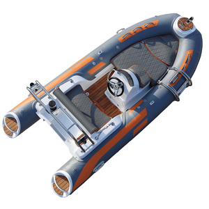 Bateau Gonflable de patrouille à pédale de <span class=keywords><strong>Ponton</strong></span>, Rigide et Gonflable, avec moteur, Ce côtelé 390 chine - Product Image 6
