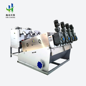 Hiệu quả cao 304 thép không gỉ vít Báo Chí bùn Máy khử nước với PLC điều khiển động cơ & bơm-1 năm bảo hành - Product Image 2