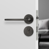 Porte intérieure moderne insonorisée en bois massif, accessoires personnalisés pour chambre, salon, hôtel, cuisine - Offre Spéciale