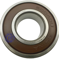 Roulement à billes à gorge profonde 2RS série 6000, alésage 10-20 mm, GCr15, faible bruit, étanchéité en caoutchouc, pour moteur et compresseur
