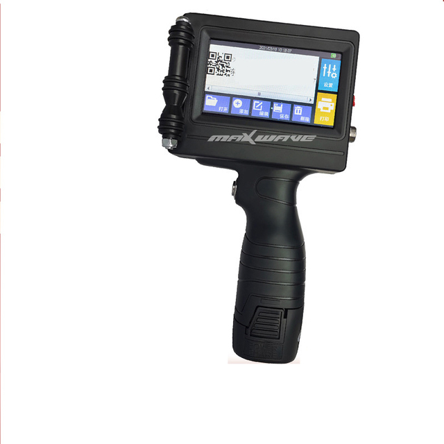 Fast Dry Digital Handheld Pvc Plastic Wood Paper Code Printer Marker Expiry Date Barcode Solvent Ink Inkjet Printing Machine