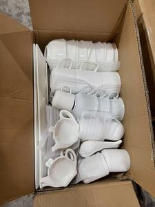 2026 Assortiment de vaisselle en céramique blanche et porcelaine (bols, tasses, soucoupes, plats et assiettes), en stock, prix économique - Product Image 3