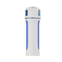 Bouteille d'eau de sport Tritan 500 ml sans BPA, anti-fuite, avec couvercle à rabat et poignée de transport, bouteille de fitness réutilisable pour la salle de sport
