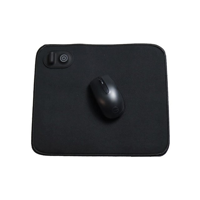Hot Selling 12V Heated Mouse Pad Soft-Touch Mousepad Hand Warmer Customizable Desk Mat Office