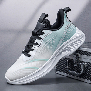 Chaussures de sport décontractées pour hommes, grande taille, respirantes, en maille avec tissage volant et semelle légère antidérapante pour la marche - Product Image 4