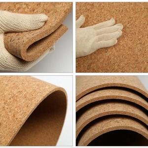 Coussin de protection carré auto-adhésif en feutre de liège pour meubles 300x300x1mm, couleur personnalisable, origine Dongguan - Product Image 1