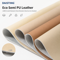 Simili cuir écologique semi-PU, cuir synthétique, cuir grainé, faux cuir vinyle, pour canapé, siège de voiture, sac, rembourrage, ignifuge, 1,6 mm