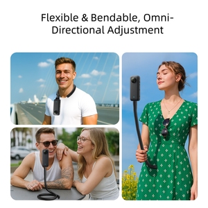 Support de caméra flexible et pliable, support transformable multi-formes pour Insta360 X5 X4 X3 DJI Action 6 5Pro 4 3 GoPro Max 2 <span class=keywords><strong>Hero</strong></span> 14 - Product Image 4