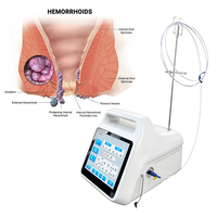 Appareil professionnel de proctologie à double longueur d'onde 980nm 1470nm pour l'élimination des hémorroïdes et le traitement esthétique corporel