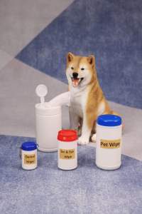 Salviette da bagno per la pulizia e la deodorizzazione degli animali domestici per cani e gatti, salviettine per la toelettatura dei cani - Product Image 4