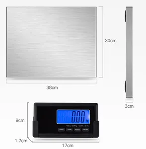 2023Hot Selling Indicator Pallet Floor Platform Weighing Machine Portable Digital Postal Scale 180kg