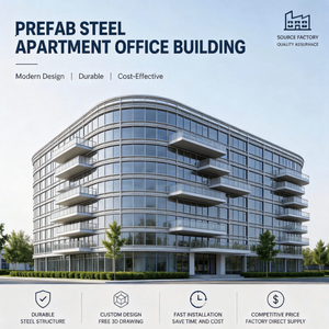 Edificio Modular de Acero para Hospitales, Apartamentos, Oficinas, de Varios Pisos, Solución Comercial y Residencial Moderna - Product Image 1