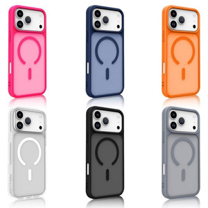 <span class=keywords><strong>Coque</strong></span> de téléphone de <span class=keywords><strong>luxe</strong></span> fine et mate pour <span class=keywords><strong>iPhone</strong></span> 17 <span class=keywords><strong>Pro</strong></span> Max Air 16 Plus 15 14 13 <span class=keywords><strong>12</strong></span> 11, compatible avec la charge sans fil, antichoc, protection arrière - Product Image 1