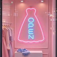 Enseigne néon LED « Ouvert » pour magasin de vêtements, salon de beauté, salon de manucure, décoration de vitrine