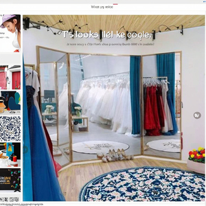 Miroir mural décoratif moderne en acier inoxydable de qualité supérieure, tendance 2025, pour salon, export en gros - Product Image 6