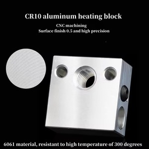 Bloc chauffant MK8 pour Ender 3 Pro / <span class=keywords><strong>V2</strong></span> / Ender 5 / <span class=keywords><strong>CR10</strong></span>, bloc chauffant Hotend, pièces de rechange pour imprimante 3D - Product Image 3