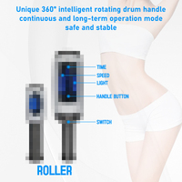 Machine de massage à rouleaux pour le corps, machine de drainage lymphatique pour brûler les graisses corporelles, machine de massage corporel Vela