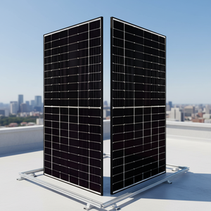 Panneau solaire monocristallin bifacial PERC de type N pour maison, entièrement noir, 700W-720W, module PV à cadre tout noir - Product Image 1
