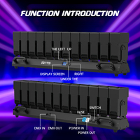 12*60W 4-in-1 RGBW Matrix Fokus- und Moving-Head-Licht Tausend-Hände-Guanyin LED-Vollfarb-Bühnenlicht (mit Zusatzlicht)