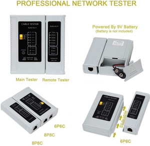 <span class=keywords><strong>Rj45</strong></span> обжимной инструмент комплект для CAT5/CAT6 Профессиональные Компьютерные maintenacnce LAN Кабельный тестер сети Набор инструментов для ремонта - Product Image 4