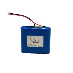 Rechargeable 18650 li ion Lithium battery 14.4v 3500mah With BMS cable connector NCM battery