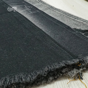 Tessuto Denim Twill Doppio Peso Non Elasticizzato 10*7 OE 50/50 Cotone Poliestere Larghezza 180cm in Rotoli per Produzione di Abbigliamento - Product Image 1
