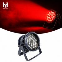 Projecteur LED Par 18x10W RGBW 4-en-1 IP65 étanche avec contrôle DMX512 pour événements extérieurs, concerts et éclairage de scène