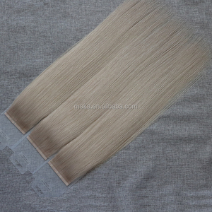 Extension per <span class=keywords><strong>capelli</strong></span> con nastro adesivo 100% Remy europei, a doppia trama, con cuticole allineate - Product Image 6