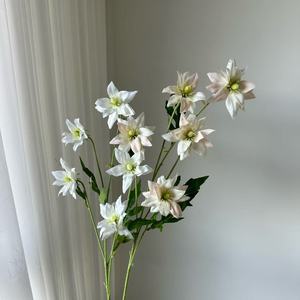Junheyuan Artificial <b>Flowers</b> Single Branch Plastic <b>Silk</b> <b>Flower</b> Arrangement Wedding Decorations - Product Image 3