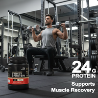 Poudre de protéines de lactosérum 100% OEM, saveur vanille, 1,98 livre, complément alimentaire pour l'entraînement sportif et la remise en forme pour adultes, 24 g, 29 portions