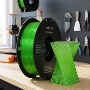 TINMORRY Fabricant industriel Filament d'imprimante 3D PETG 1.75mm 1KG Bobine Tiges en plastique Imprimer avec la plupart des imprimantes 3D FDM - Product Image 2